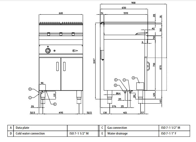 bep nau mi ong dung gas lotus cpm-6g hinh 1