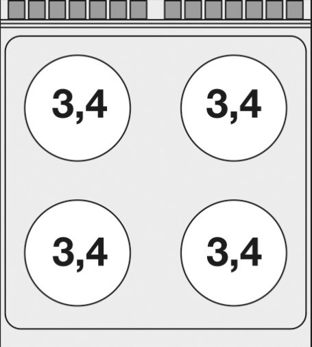 bep au 4 dau dot kem lo nuong dien lotus cfvc4-98et hinh 1