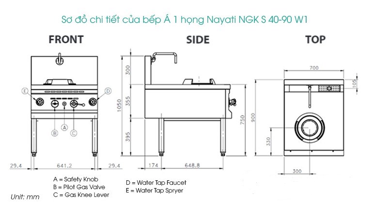 bep a 1 hong nayati ngk s 40-90 w1 hinh 1