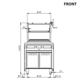 may nuong gas super grill nayati ngsg 8-75 1w hinh 1