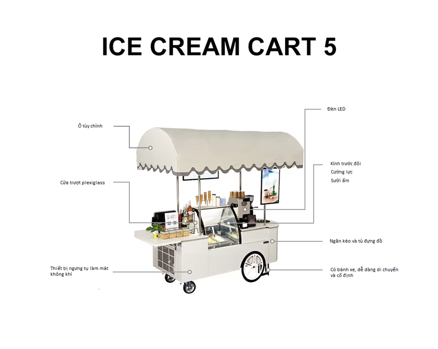 xe day kem di dong prosky ice cream cart 5 hinh 1