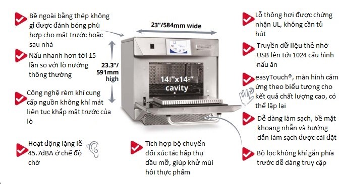 lo nuong toc do cao merrychef eikon e4s hinh 1