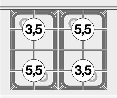 bep au 4 dau dot dung gas va lo nuong gas (cua thep khong gi) lotus cf4-68g hinh 0