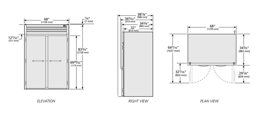 tu lanh cua ran roll-in true stg2rri-2s hinh 0