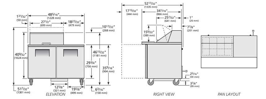 ban sandwich/salad cua dac mega-top true tssu-48-12m-b-hc hinh 0