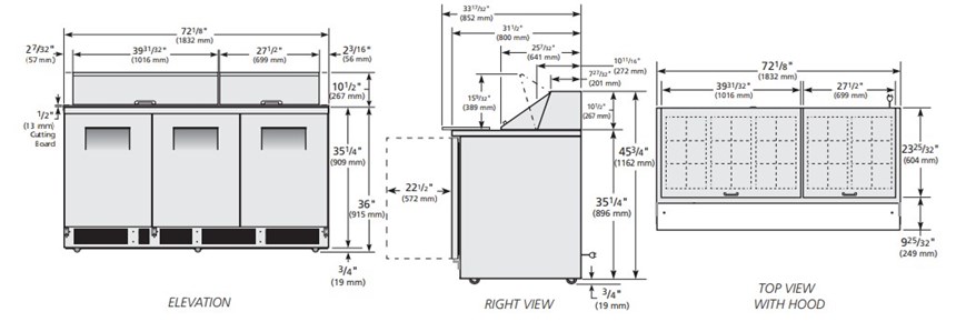 ban chuan bi thuc pham true tfp-72-30m hinh 0