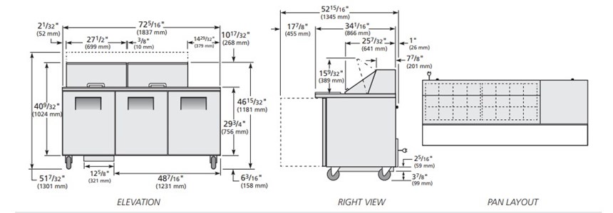 ban sandwich/salad cua dac mega-top true tssu-72-24m-b-st-hc hinh 0