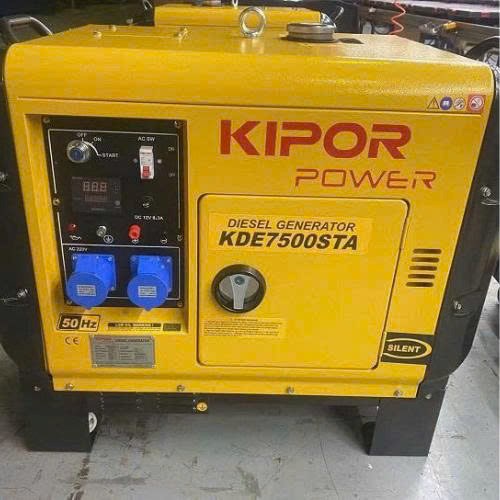 may phat dien 6kw kipor power kde7500sta (sieu chong on) hinh 0