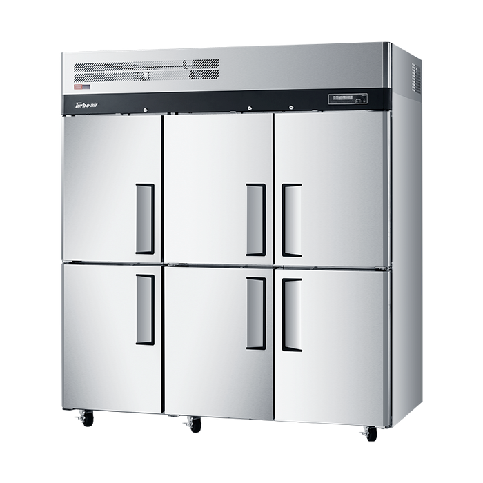 tu dong mat 6 canh inox turbo air krf65-6 hinh 0