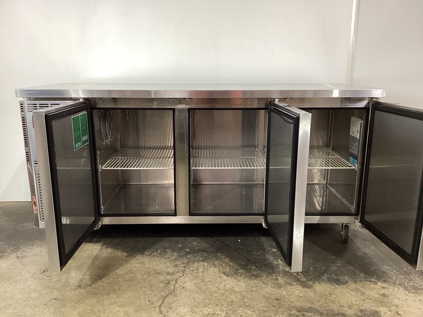 ban dong 3 canh inox turbo air kuf18-3  hinh 0