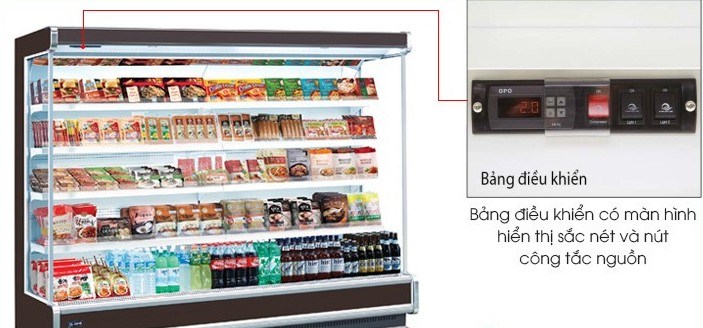 tu mat trung bay nhieu ngan dang mo opo smc5d2 hinh 1