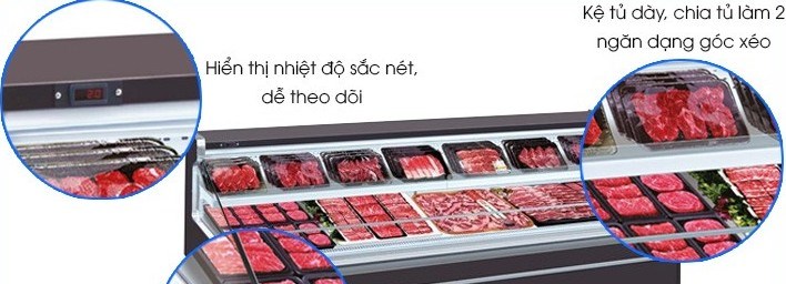 tủ mát trưng bày thực phẩm tự phục vụ opo f1m1 hình 1 tu mat trung bay thuc pham tu phuc vu opo f1m1 hinh 1
