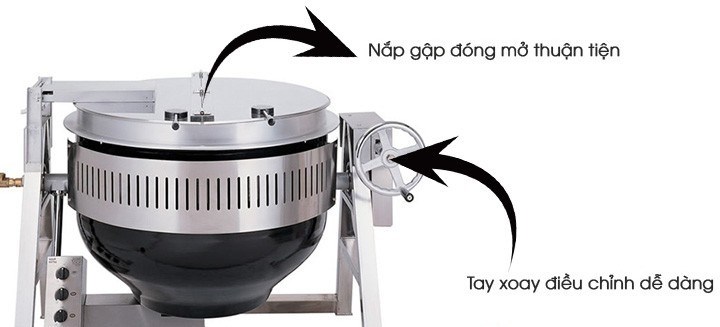 noi nau sup tay quay rinnai rsk-500(ex) dung gas hinh 1