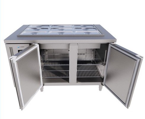 ban mat salad 2 canh inox icymax isr-2s157 - 1m5 hinh 1