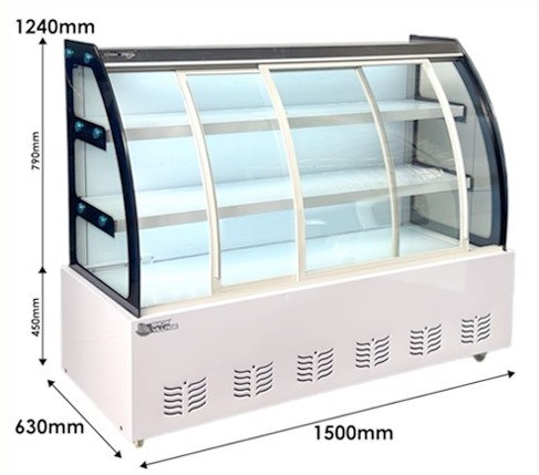 tủ mát trưng bày đa năng cửa mở trước snow village dl-1.5 1m5  hình 1 tu mat trung bay da nang cua mo truoc snow village dl-1.5 1m5  hinh 1