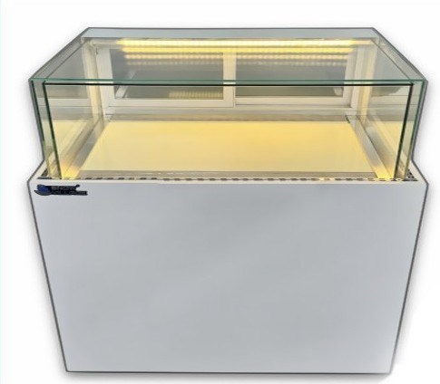 tủ bánh kem kính vuông 1 tầng snow village gb-350-4l-z1 1m5 hình 1 tu banh kem kinh vuong 1 tang snow village gb-350-4l-z1 1m5 hinh 1