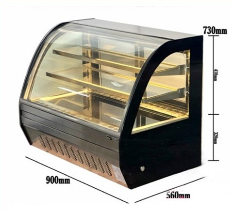 tủ mát trưng bày bánh kem mini kính cong snow village gb-120 0.9m hình 0 tu mat trung bay banh kem mini kinh cong snow village gb-120 0.9m hinh 0