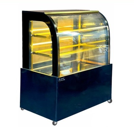 tủ bánh kem kính cong 3 tầng snow village gb-250-4l 0.9m hình 0 tu banh kem kinh cong 3 tang snow village gb-250-4l 0.9m hinh 0