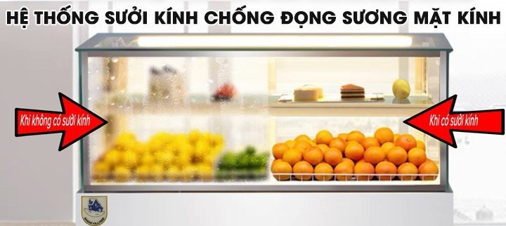 tủ bánh kem để bàn kính vuông snow village gb-1200v 1m2 hình 0 tu banh kem de ban kinh vuong snow village gb-1200v 1m2 hinh 0