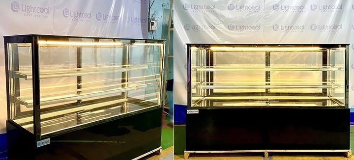 tủ bánh kem 3 tầng kính vuông lightcool dg-1500z 1m5 hình 0 tu banh kem 3 tang kinh vuong lightcool dg-1500z 1m5 hinh 0