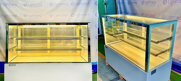 tủ bánh kem 3 tầng kính vuông lightcool dg-1500z 1m5 hình 1 tu banh kem 3 tang kinh vuong lightcool dg-1500z 1m5 hinh 1