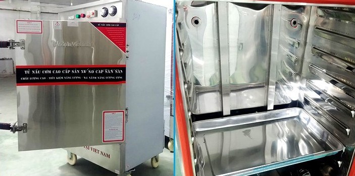 tủ nấu cơm 6 khay dùng điện vinaki 6kd hình 1 tu nau com 6 khay dung dien vinaki 6kd hinh 1