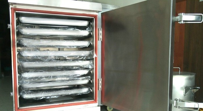 tủ nấu cơm 8 khay dùng gas vinaki 8kg hình 2 tu nau com 8 khay dung gas vinaki 8kg hinh 2