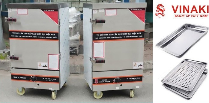 tủ nấu cơm 10 khay dùng gas vinaki 10kg hình 0 tu nau com 10 khay dung gas vinaki 10kg hinh 0