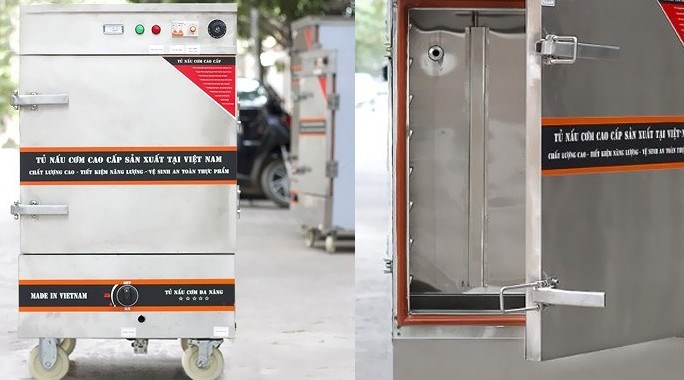 tủ nấu cơm vinaki 10 khay dùng điện gas kết hợp 10kdg hình 0 tu nau com vinaki 10 khay dung dien gas ket hop 10kdg hinh 0