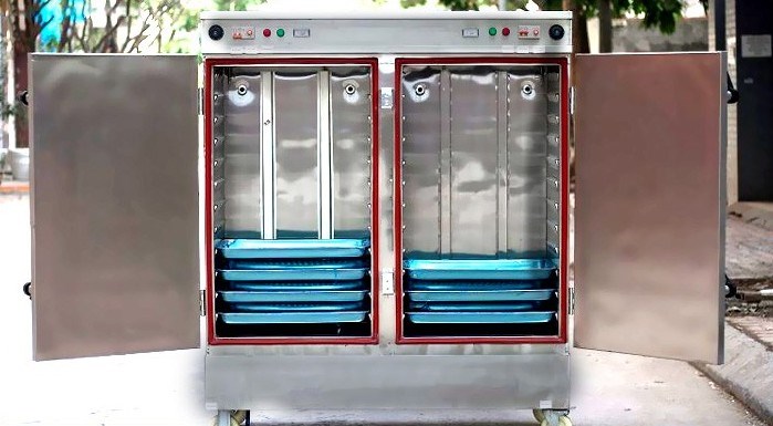 tủ nấu cơm 24 khay dùng điện vinaki  24kd hình 1 tu nau com 24 khay dung dien vinaki  24kd hinh 1