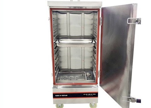 tủ nấu cơm vinaki 12 khay dùng điện gas kết hợp 12kdg hình 2 tu nau com vinaki 12 khay dung dien gas ket hop 12kdg hinh 2