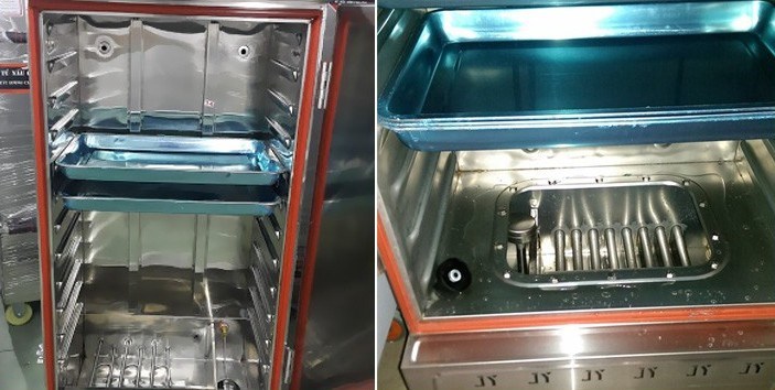 tủ nấu cơm vinaki 8 khay dùng điện gas kết hợp 8kdg hình 1 tu nau com vinaki 8 khay dung dien gas ket hop 8kdg hinh 1