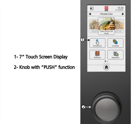 lò nướng hấp đa năng cảm ứng eka mkf 711 ts 7 khay hình 2 lo nuong hap da nang cam ung eka mkf 711 ts 7 khay hinh 2