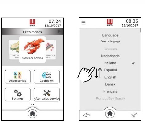 lò nướng hấp đa năng cảm ứng eka mkf 1021 ts 10 khay hình 2 lo nuong hap da nang cam ung eka mkf 1021 ts 10 khay hinh 2