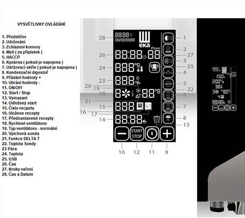 lò nướng hấp đa năng điện tử eka mkf 1011 cbm 10 khay hình 2 lo nuong hap da nang dien tu eka mkf 1011 cbm 10 khay hinh 2