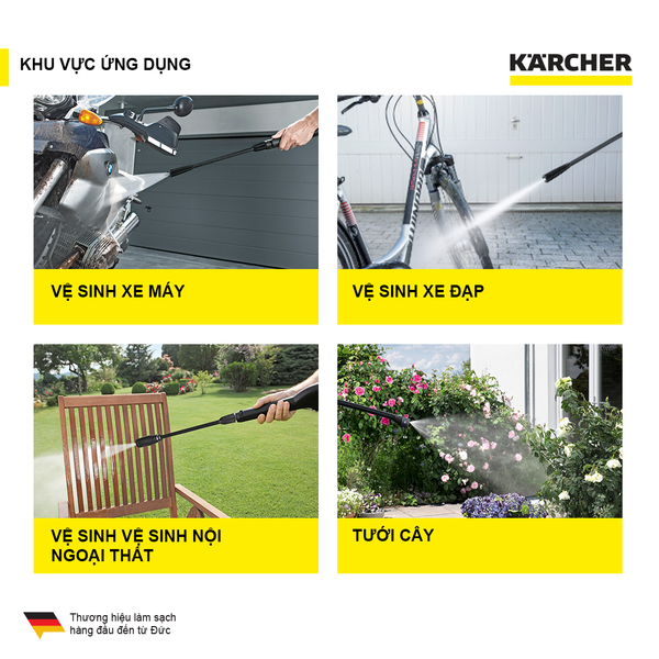 máy phun rửa áp lực cao karcher - k2 classic hình 1 may phun rua ap luc cao karcher - k2 classic hinh 1