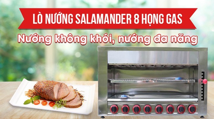lò nướng salamander 8 họng dùng gas sala8g hình 0 lo nuong salamander 8 hong dung gas sala8g hinh 0