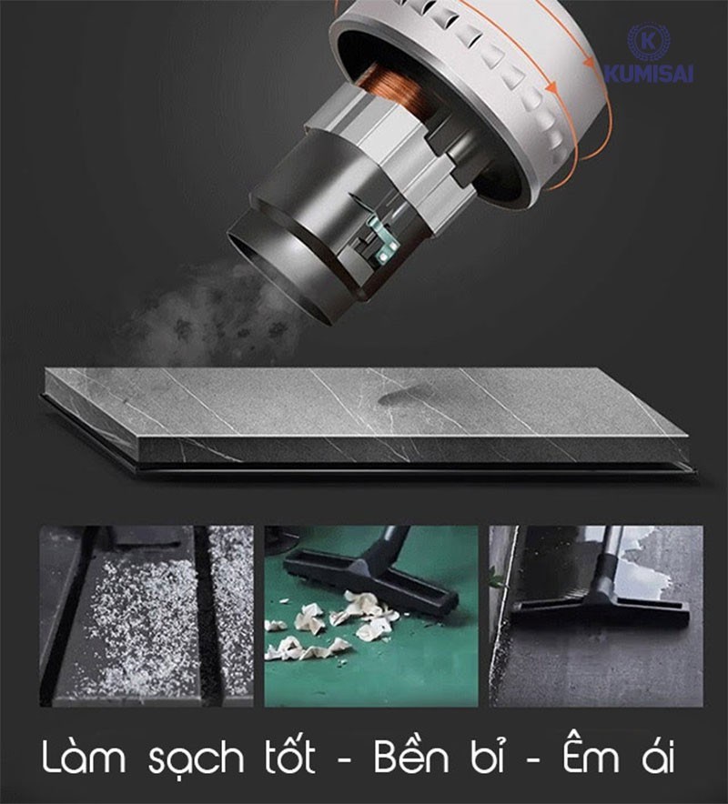 may hut bui cong nghiep cho gia dinh kumisai kms 30a hinh 2