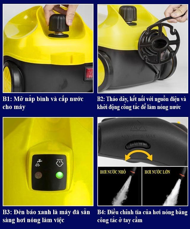 may giat tham hoi nuoc nong kumisai kms02 hinh 2