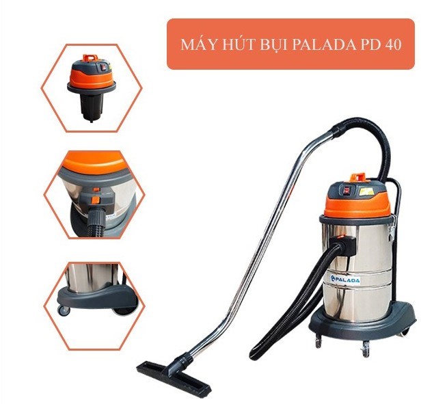 may hut bui hut nuoc cong nghiep palada pd40 hinh 0