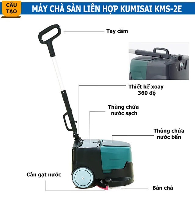 may cha san lien hop mini kumisai kms-2e hinh 1