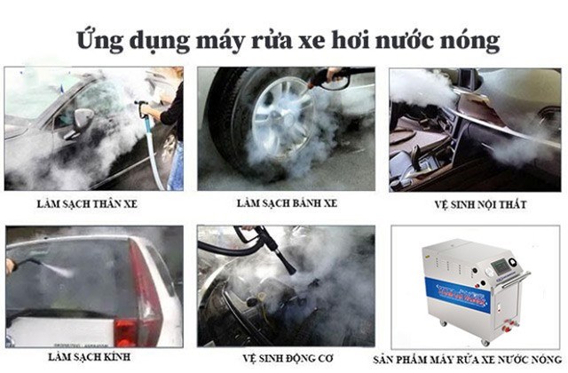 may rua xe hoi nuoc nong kumisai kms1090c hinh 1