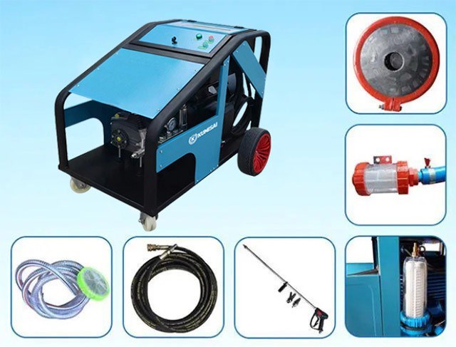 may bom rua xe cong suat lon kumisai kms 550 hinh 1