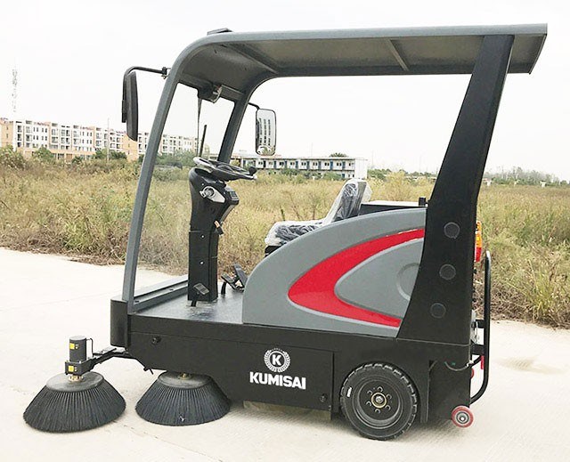 xe quet rac cong nghiep ngoi lai kumisai kms-1800e hinh 0