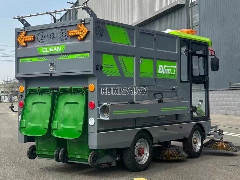 xe quet rac ngoi lai kumisai kms25 hinh 0