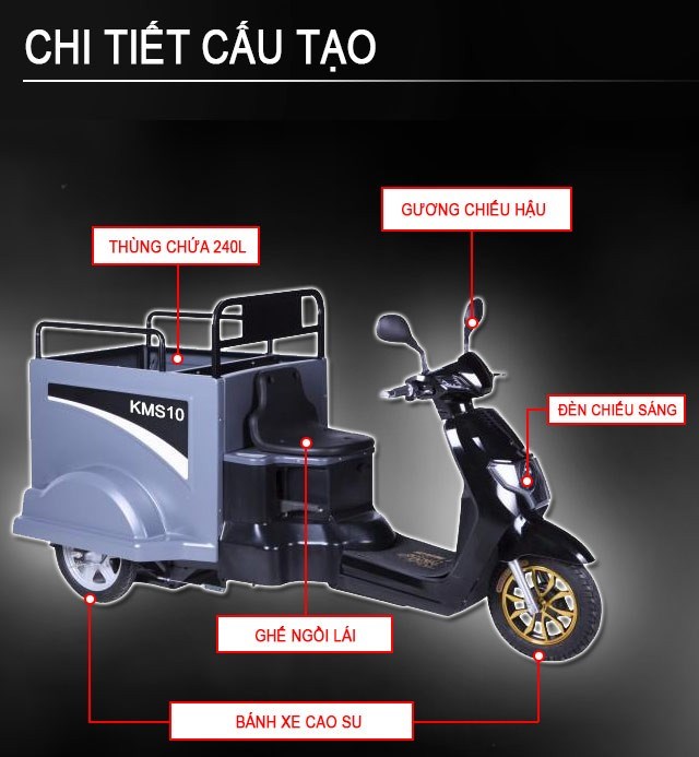 xe gom rac duong kumisai kms-10 hinh 0