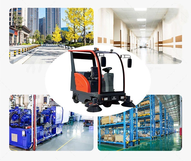 xe quet nha xuong kumisai kms-1900 hinh 1