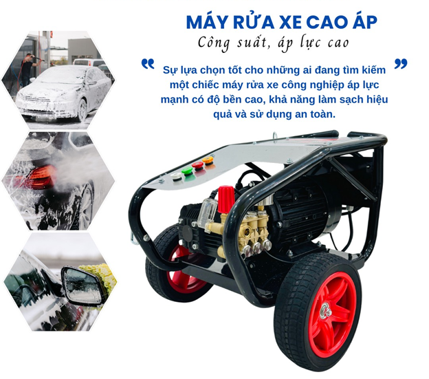 máy rửa xe áp lực cao sumika s180, công suất 4000w hình 1 may rua xe ap luc cao sumika s180, cong suat 4000w hinh 1