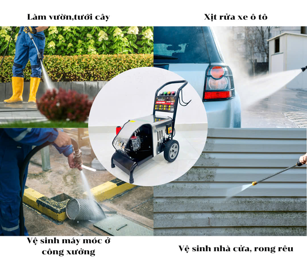 máy phun áp lực cao promac m16, công suất 2000w hình 2 may phun ap luc cao promac m16, cong suat 2000w hinh 2