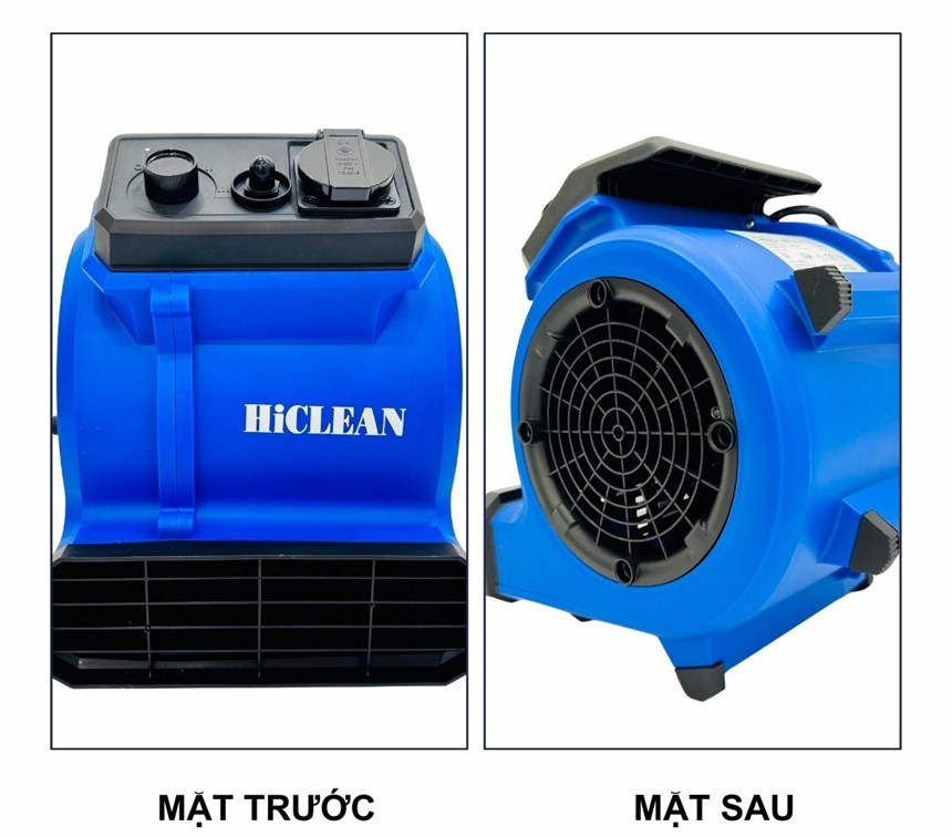 quat thoi san mini hiclean hc538, cong suat 150w hinh 0